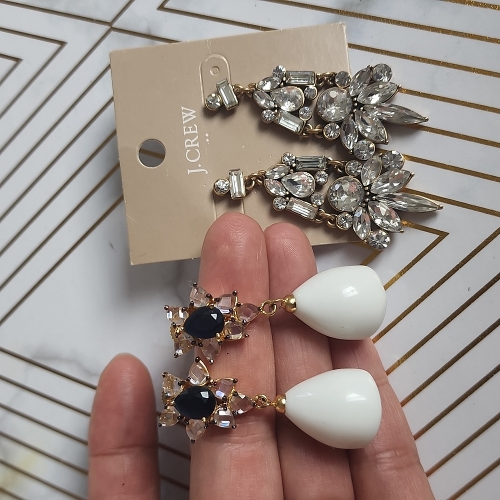 Jcrew earrings sale both